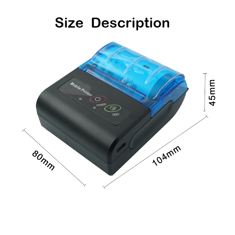 Printer Penerimaan Termal Kecepatan Tinggi 58mm
